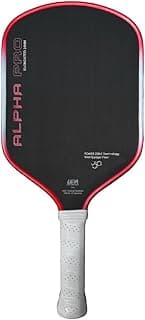 Engage Pursuit Alpha Pro 16mm Pickleball Paddle - Raw Carbon Fiber Face, 8.0 oz Elongated Control Paddle for All-Court Play
