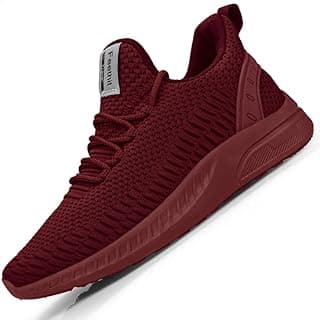 Feethit Mens Slip On Walking Shoes Blade Tennis Shoes Non Slip Running Shoes Lightweight Workout Shoes Breathable Mesh Fashion Sneakers