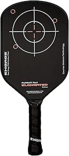 Engage Pursuit Pro1 Pickleball Paddle | Raw Carbon Fiber | Extreme Power, Spin & Dwell Time | Designed for Aggressive Power Players