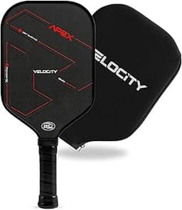 Velocity Pro Pickleball Paddle, T700 Carbon Fiber with 16mm Proprietary Core, USAPA Approved, Elongated Anti-Slip Handle for Power, Spin, Control & Speed Pickleball Racket (with Cover)