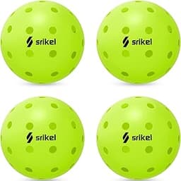 Pickleball Balls-USAPA Approved Outdoor/Indoor Pickleballs,Seamless Roto-Molded Design for Durability,Crack-Resistant 40-Hole Pickle Ball for Beginner Intermediate Pro Player,6/12/36/50/100Pack