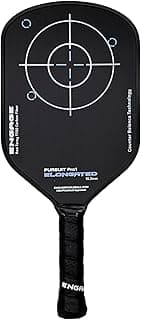 Engage Pursuit Pro1 Pickleball Paddle | Raw Carbon Fiber | Extreme Power, Spin & Dwell Time | Designed for Aggressive Power Players