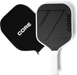 CORE Pickleball - Carbon Fiber Pickleball Paddles - USAPA Approved - PRO and Entry Models - Cushioned Comfort Grip with Honeycomb Polymer - Superior Spin Control