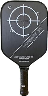 Engage Pursuit EX Graphite Pickleball Paddle – Rough Texture for Long Lasting Spin – Responsive Core for Control and Feel – Standard Grip, Standard Weight (7.9-8.3 oz) - USAP Approved