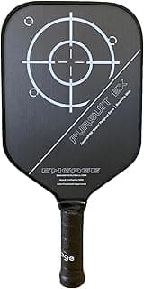 Engage Pursuit EX Graphite Pickleball Paddle – Rough Texture for Long Lasting Spin – Responsive Core for Control and Feel – Standard Grip, Standard Weight (7.9-8.3 oz) - USAP Approved