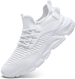Men's Slip on Walking Shoes Tennis Running Sneakers Lightweight Breathable Casual Soft Sole Comfort Work Gym Trainers