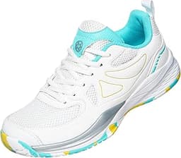 Sisttke Women's Badminton Pickleball Tennis Shoes Lightweight Breathable Non-Slip Court Sneakers for Racquet Sports Training