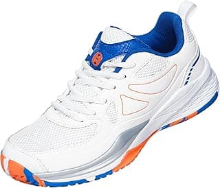 Sisttke Men's Badminton Pickleball Tennis Shoes Lightweight Breathable Non-Slip Court Sneakers for Racquet Sports Training