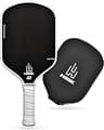 RAV PRO Pickleball Paddle - Ultimate HIGH END 16mm Japanese Toray T700 Raw Carbon Fiber CFS w/Excellent GRIT Roughness Texture, Aero Dynamic Curve, USAPA Approved, Non Slip Grip