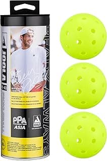 JOOLA HC-40 Hardcourt Pickleball Balls with Storage Tube - USAP Approved Balls for Tournament Play - Durable Pickleballs for Indoor Play & Outdoor Courts