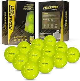 Rotationally Molded Pickleball Balls for Competitive Players – Premium LDPE 40-Hole Soft Feel Design – USAPA Approved, Tournament-Grade, Precise Control & Superior Durability