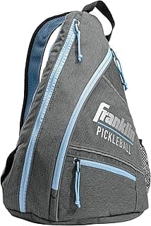 Franklin Sports Pickleball Bags - Sling Bag Backpack for Gear + Equipment - Men + Women - Holds Paddles, Balls + Accessories
