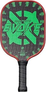 Onix Graphite Evoke XL  Features Polypropylene Core, Graphite Face, and Oversized Shape, Green