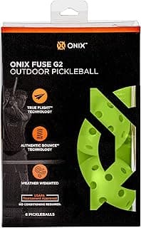 Onix Fuse G2 Outdoor Pickleball Balls USA Pickleball Approved
