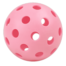 Pink pickleball ball illustration