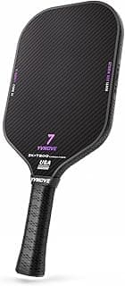 YVmove T800 Carbon Fiber with 16mm Dynamic Core, Premium Pickle Ball Thermoformed Unibody, Elongated Shape, Enhanced Power & Ultimate Spin, USAPA Approved