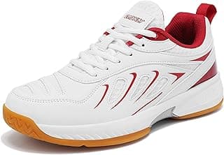 Pickleball Shoes Men Wide Tennis Shoes Non Slip Lightweight Breathable Sneakers All Court Athletic Racquet Sport Shoes