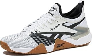 Reebok Nano Court Sport Men's Pickleball or Tennis Shoes for Men, White/Black/Grey 1, 11.5