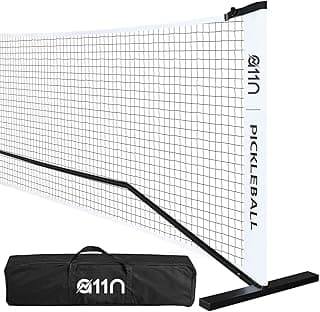 A11N SPORTS Designed for All Weather Conditions with Steady Metal Frame and Strong PE Net, Regulation Size Net with Carrying Bag- 22’ Wide x 36” Tall, Indoor/Outdoor Use