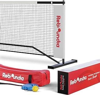 Portable Pickleball Net System - Official Regulation Size Pickle Ball Net for Outdoor and Indoor Use Durable and Lightweight Pickleball Nets for Competitive and Recreational Play